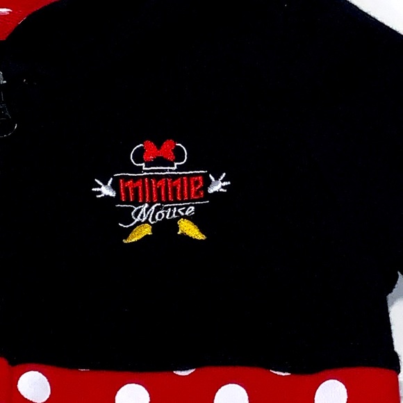 Disney Parks Exclusive Minnie Mouse Hoodie Sweatshirt Jacket Size 18 Months - Picture 3 of 11